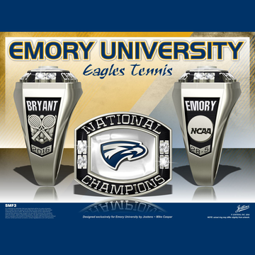 Emory University Women's Tennis 2016 National Championship Ring